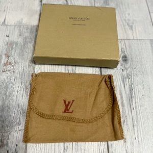 Louis Vuitton Wallet Box and Dust Bag